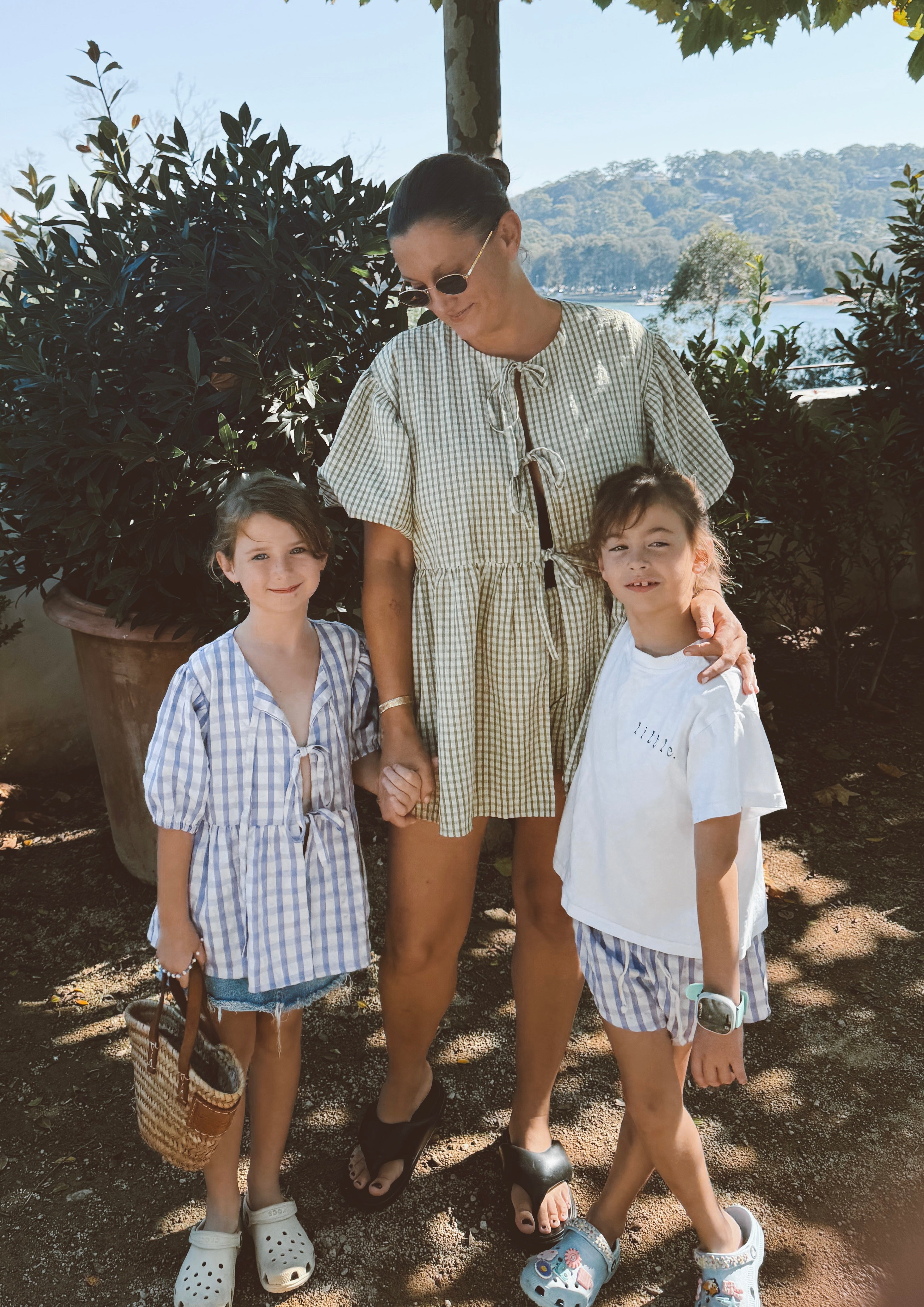 PRE ORDER - The Mama Cami - Olive Gingham