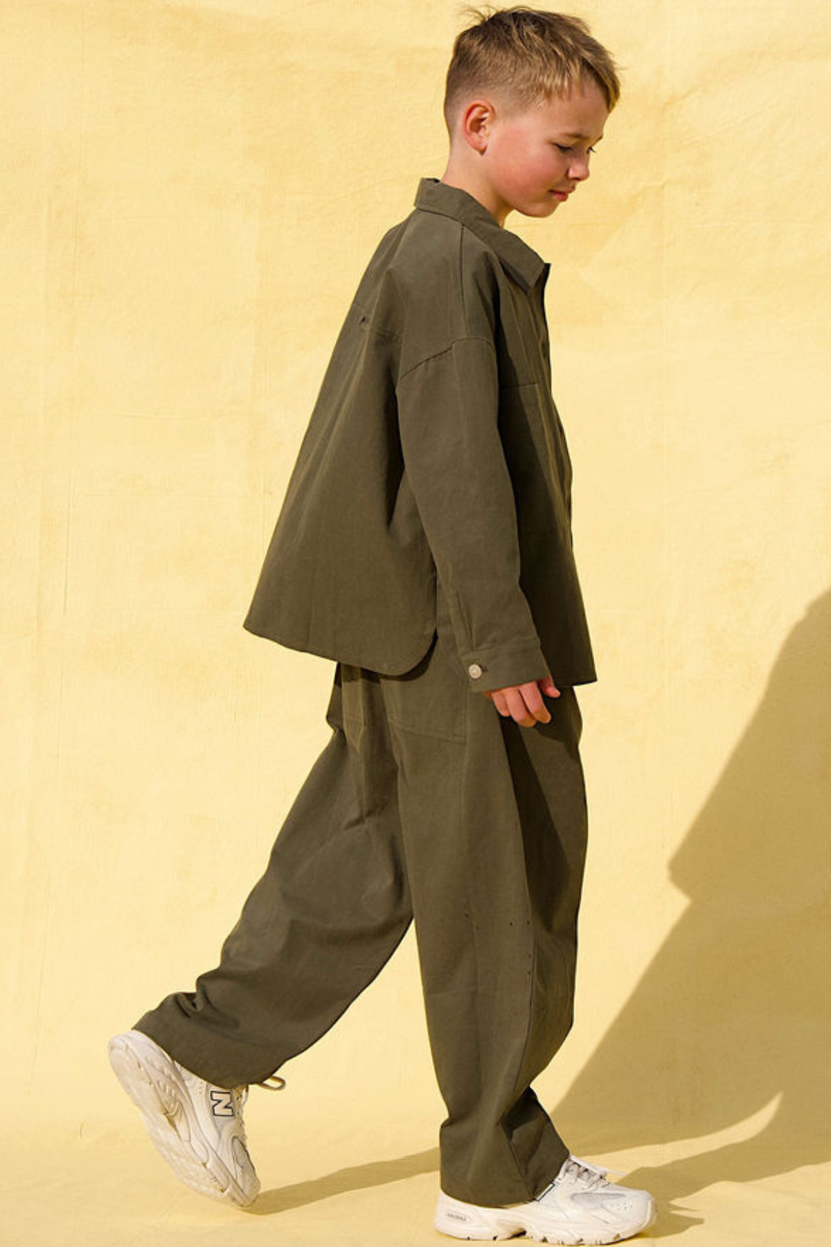 The Dusty Drop Crotch Pant - Khaki