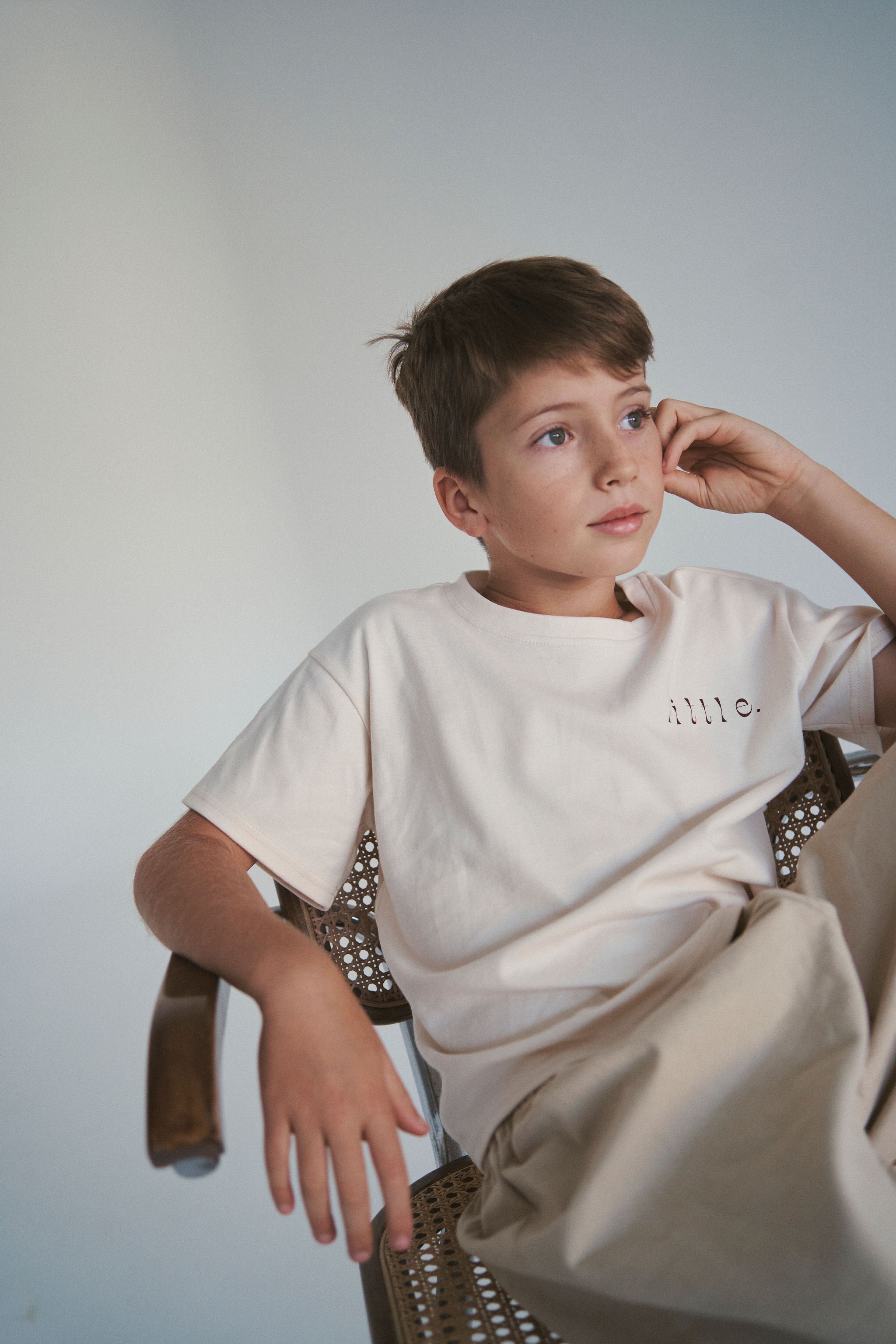 The Energy Tee - Cream Organic cotton