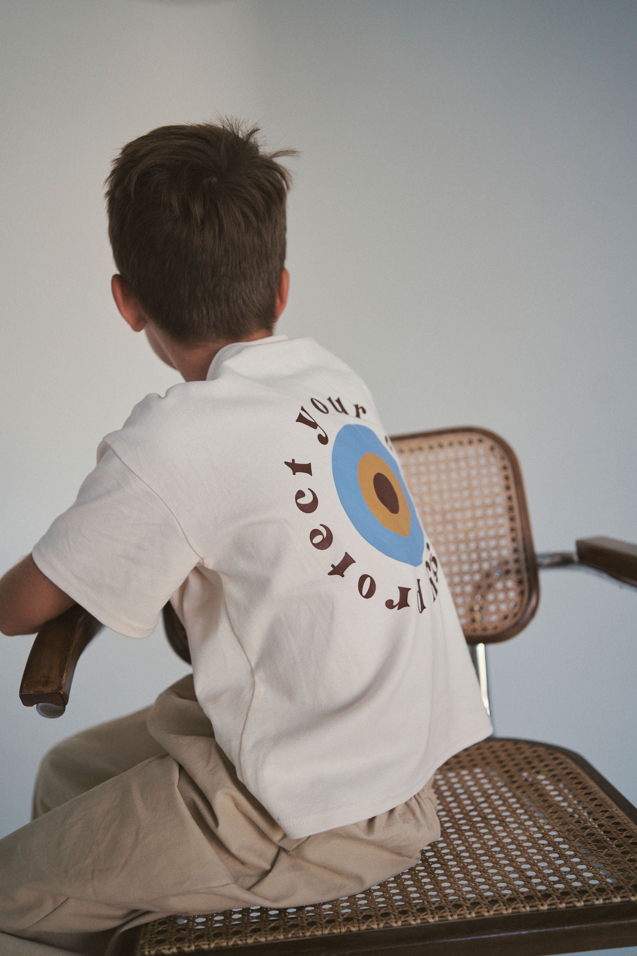 The Energy Tee - Cream Organic cotton