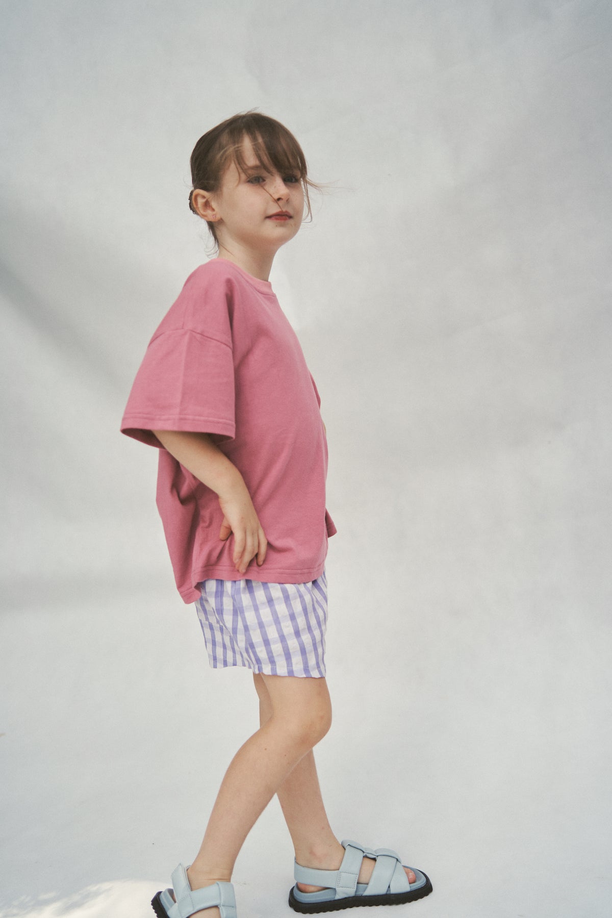 The Cami Shorts - Lilac Gingham