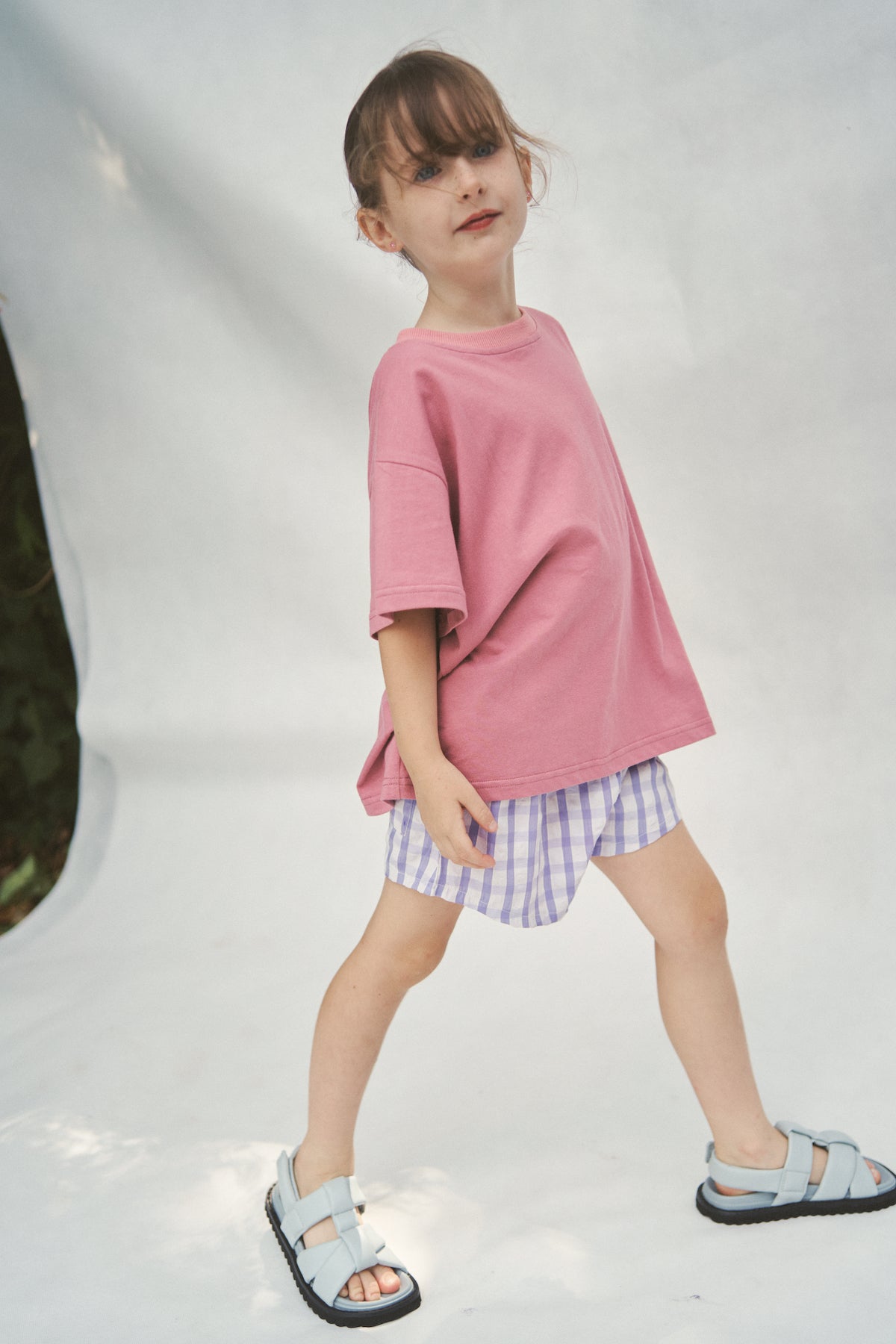 The Cami Shorts - Lilac Gingham