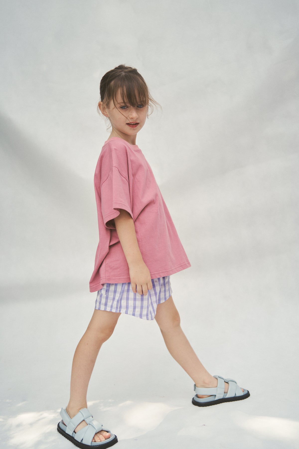 The Cami Shorts - Lilac Gingham