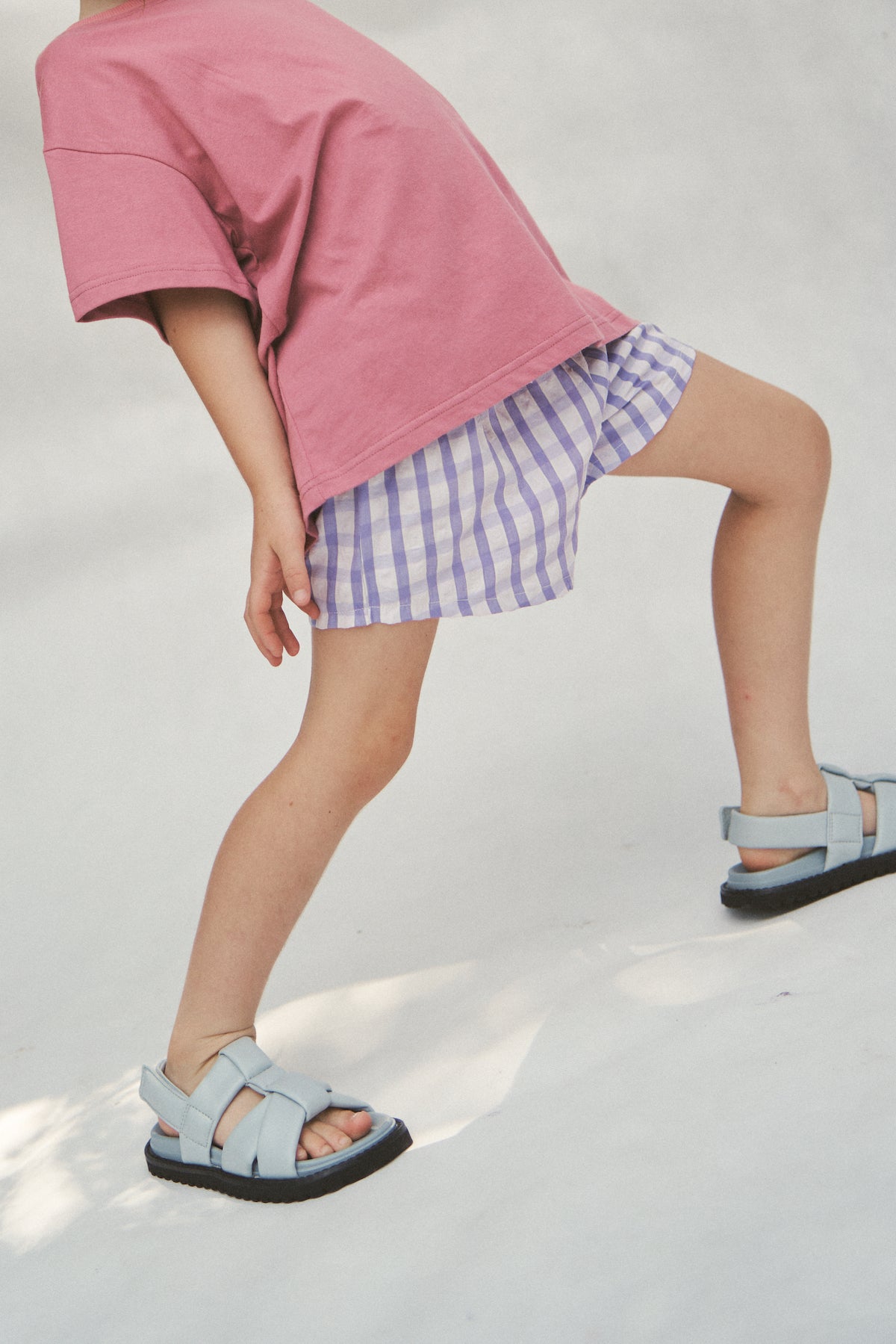 The Cami Shorts - Lilac Gingham