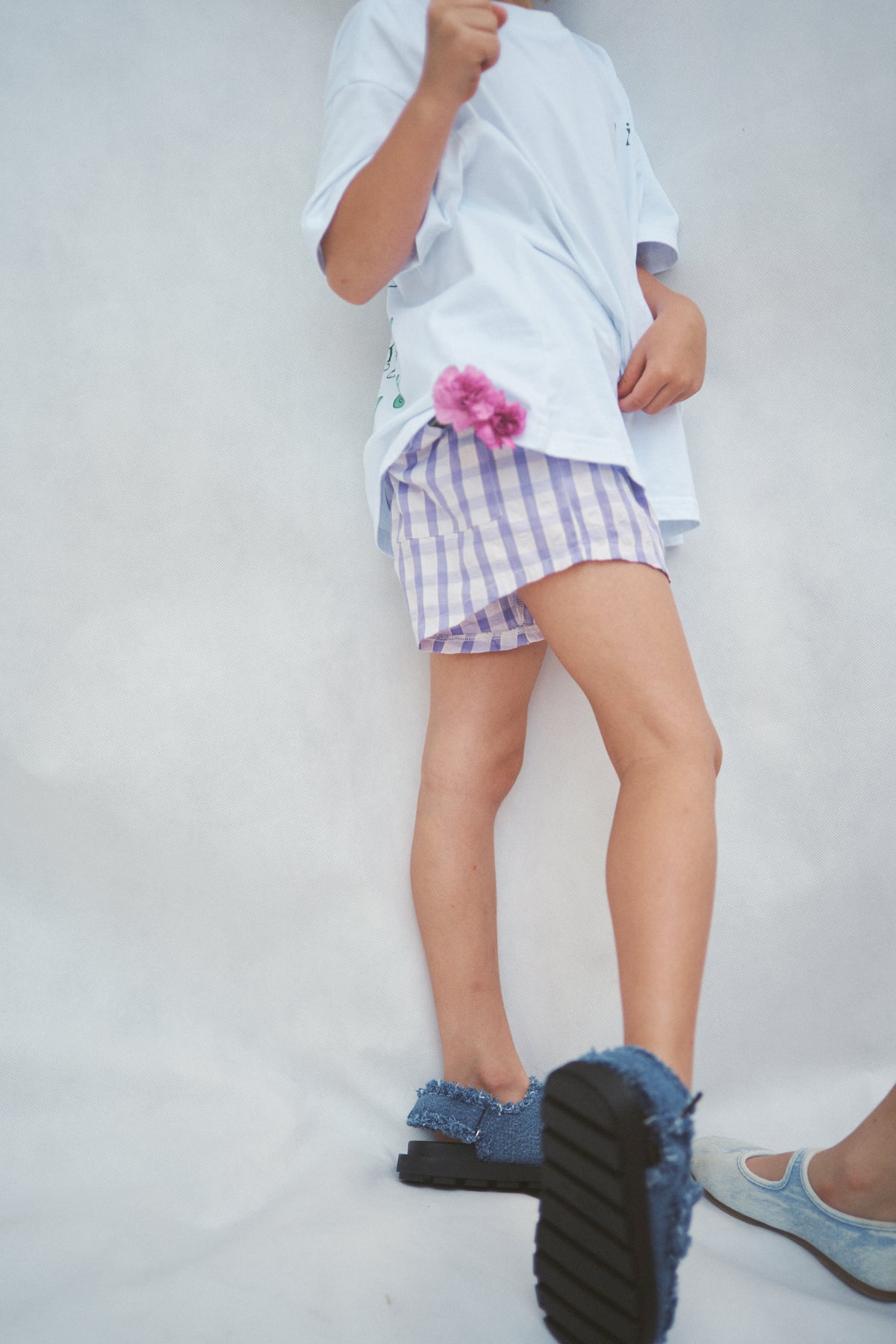 The Cami Shorts - Lilac Gingham