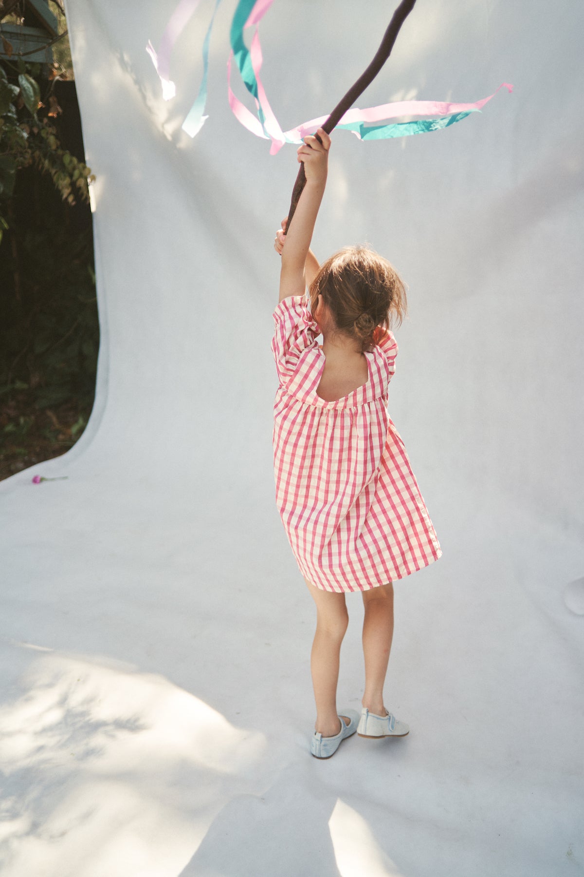 The Gigi Puff dress - Raspberry Gingham
