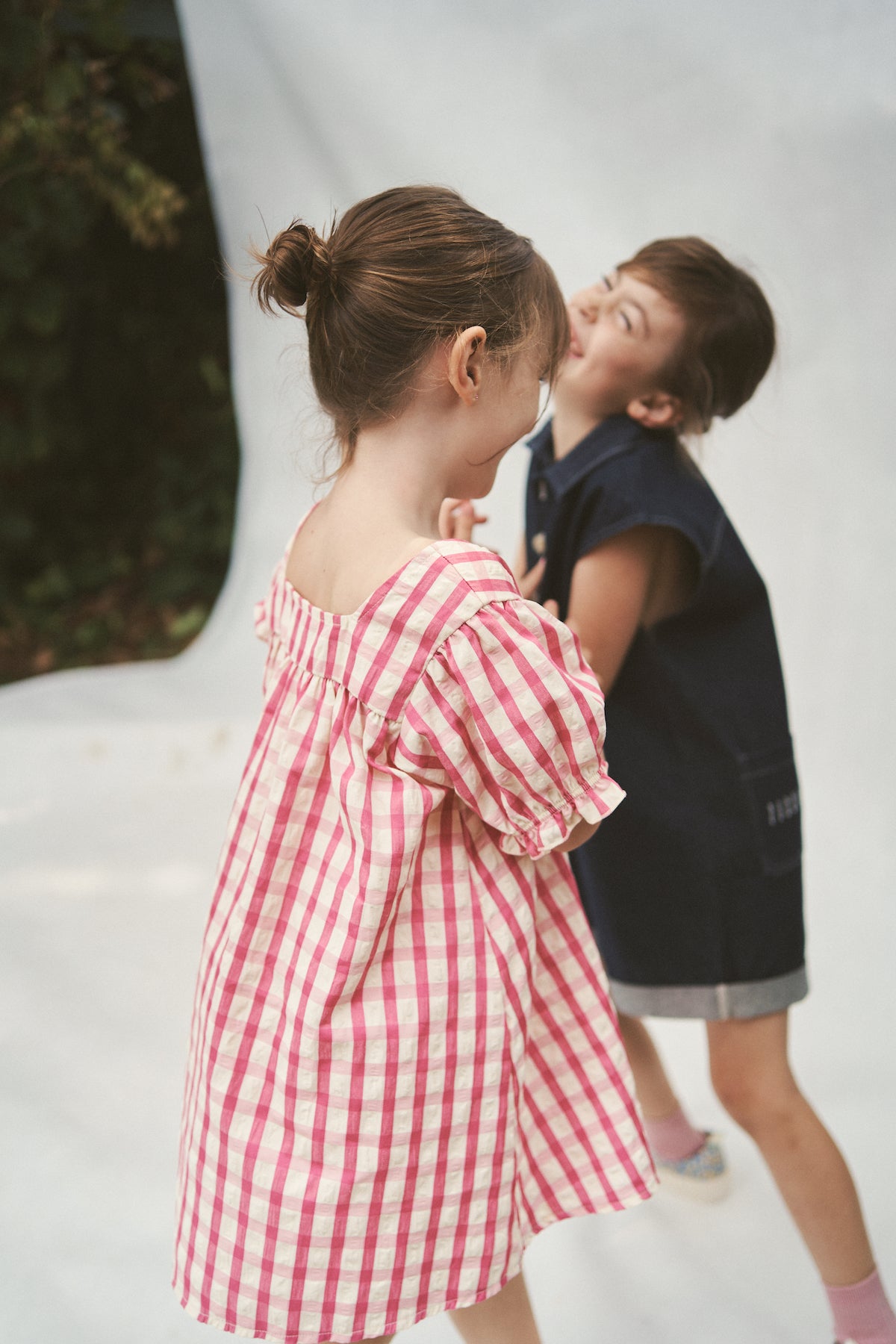 The Gigi Puff dress - Raspberry Gingham