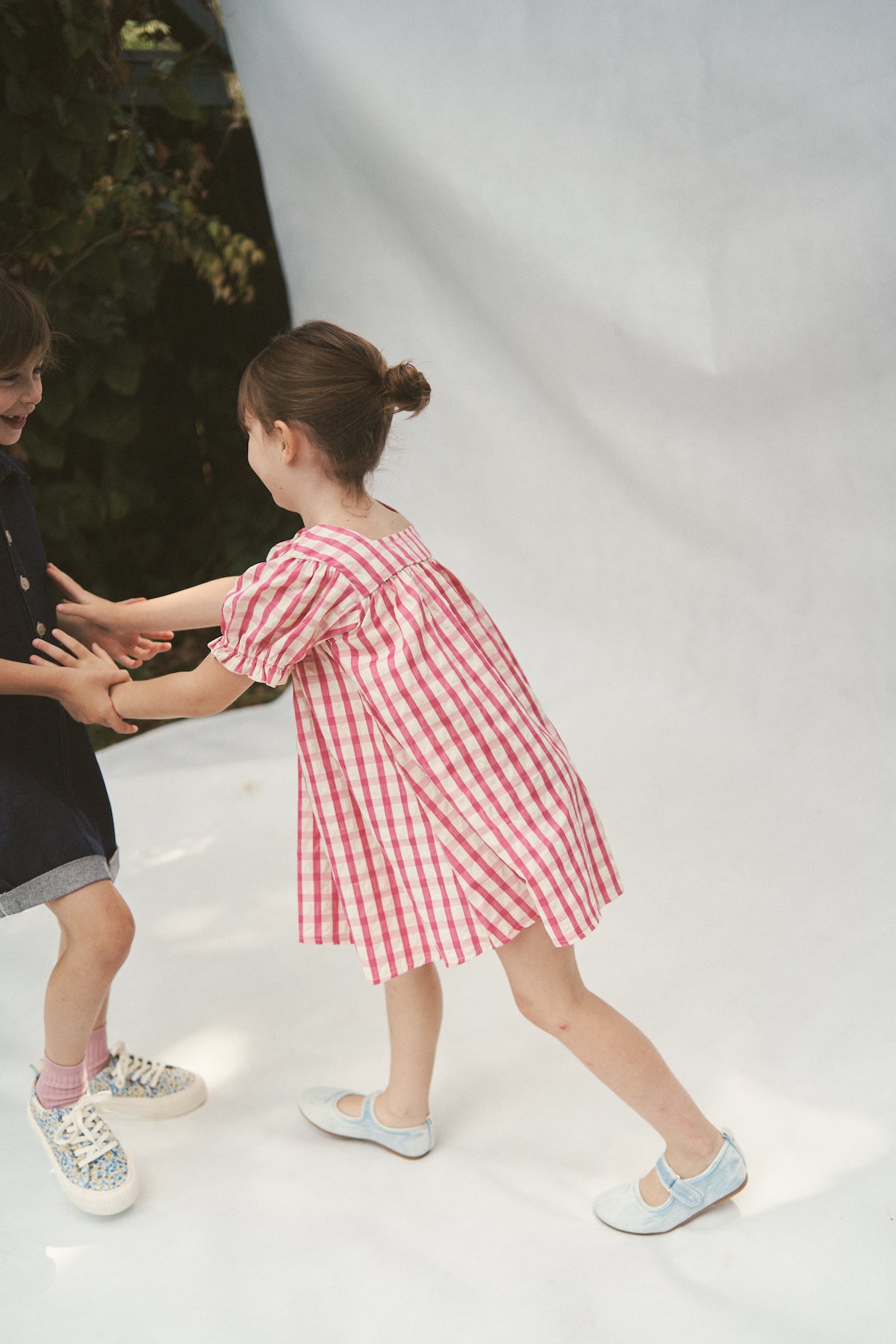 The Gigi Puff dress - Raspberry Gingham