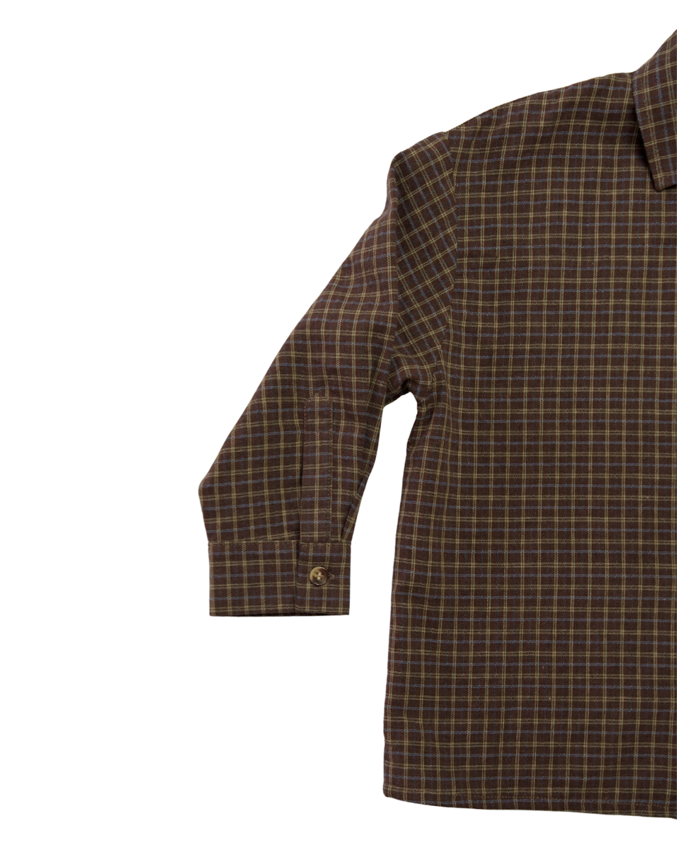 The Banks Button up - Choc Gingham