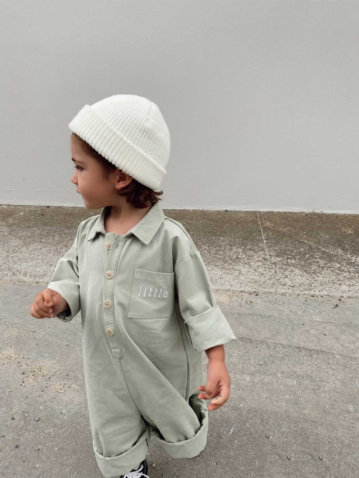 The Bowie Boilersuit - Sage