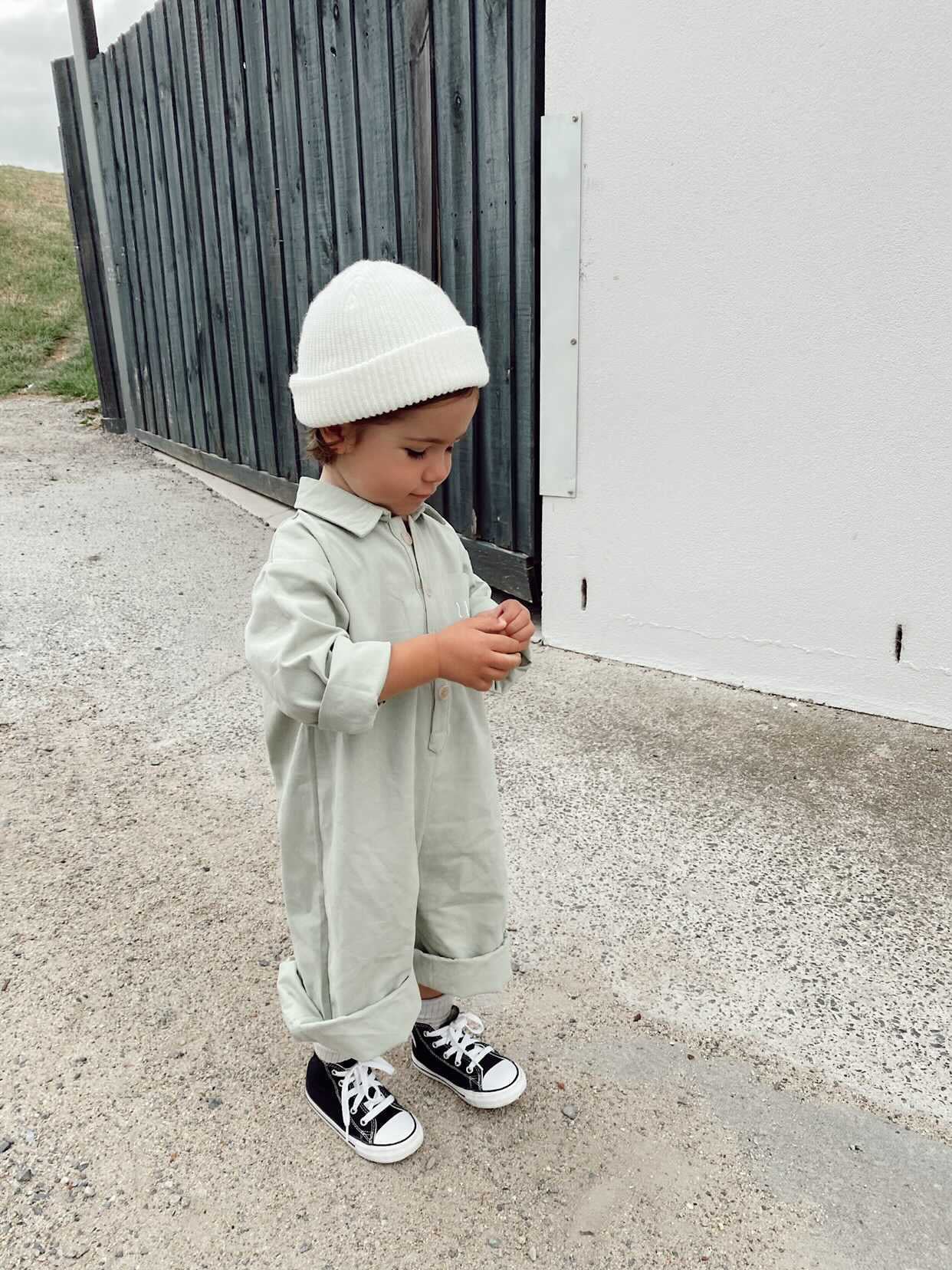 The Bowie Boilersuit - Sage