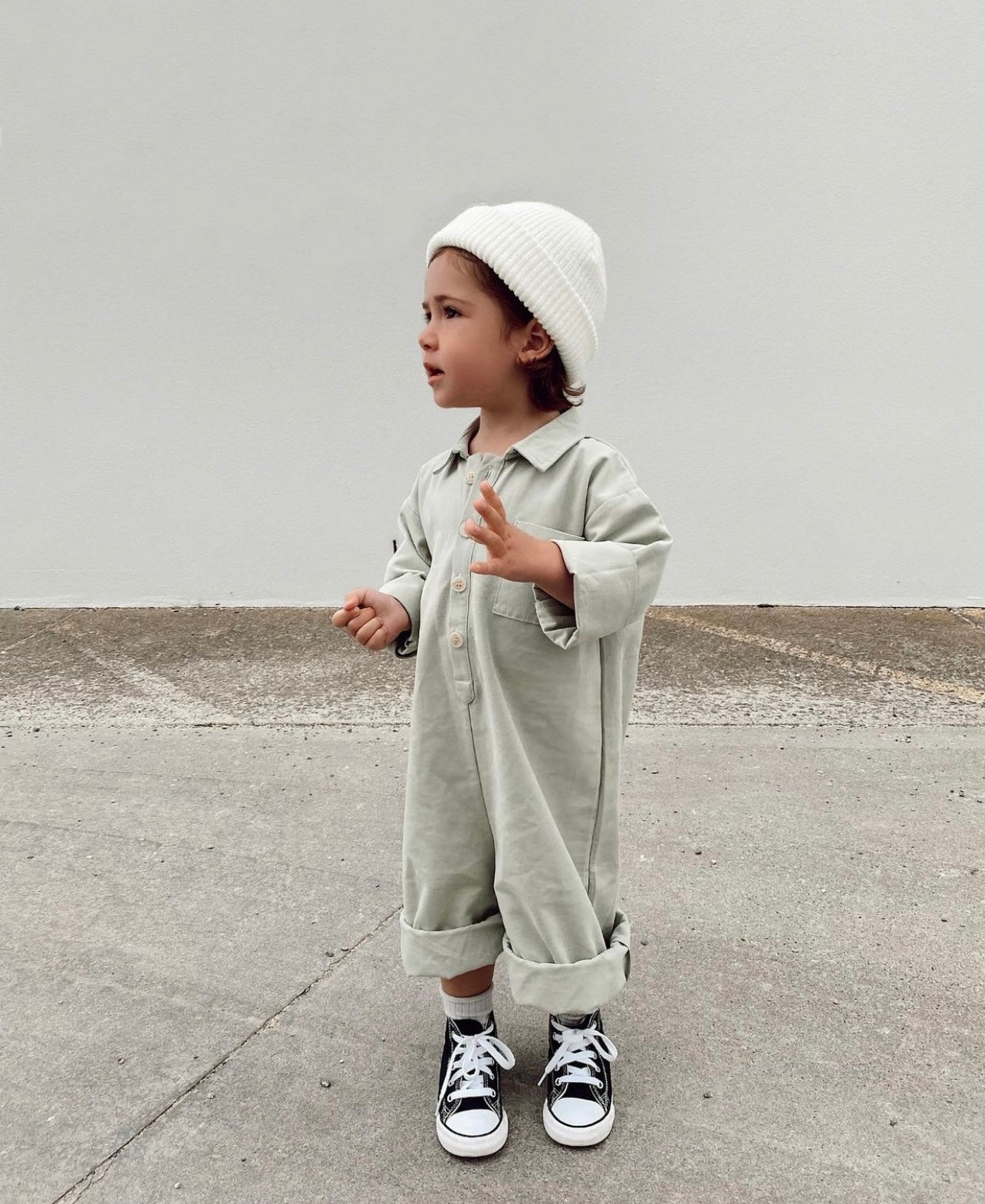 The Bowie Boilersuit - Sage