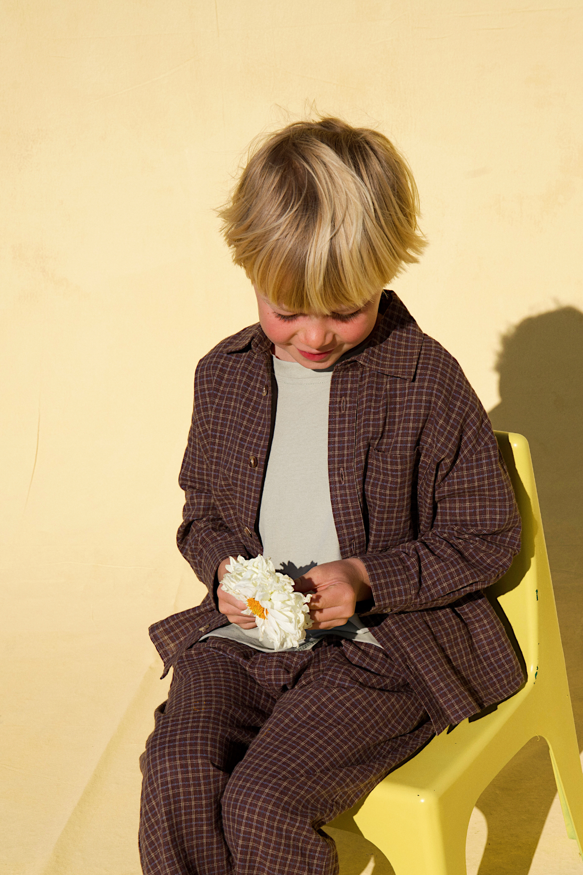 The Banks Button up - Choc Gingham
