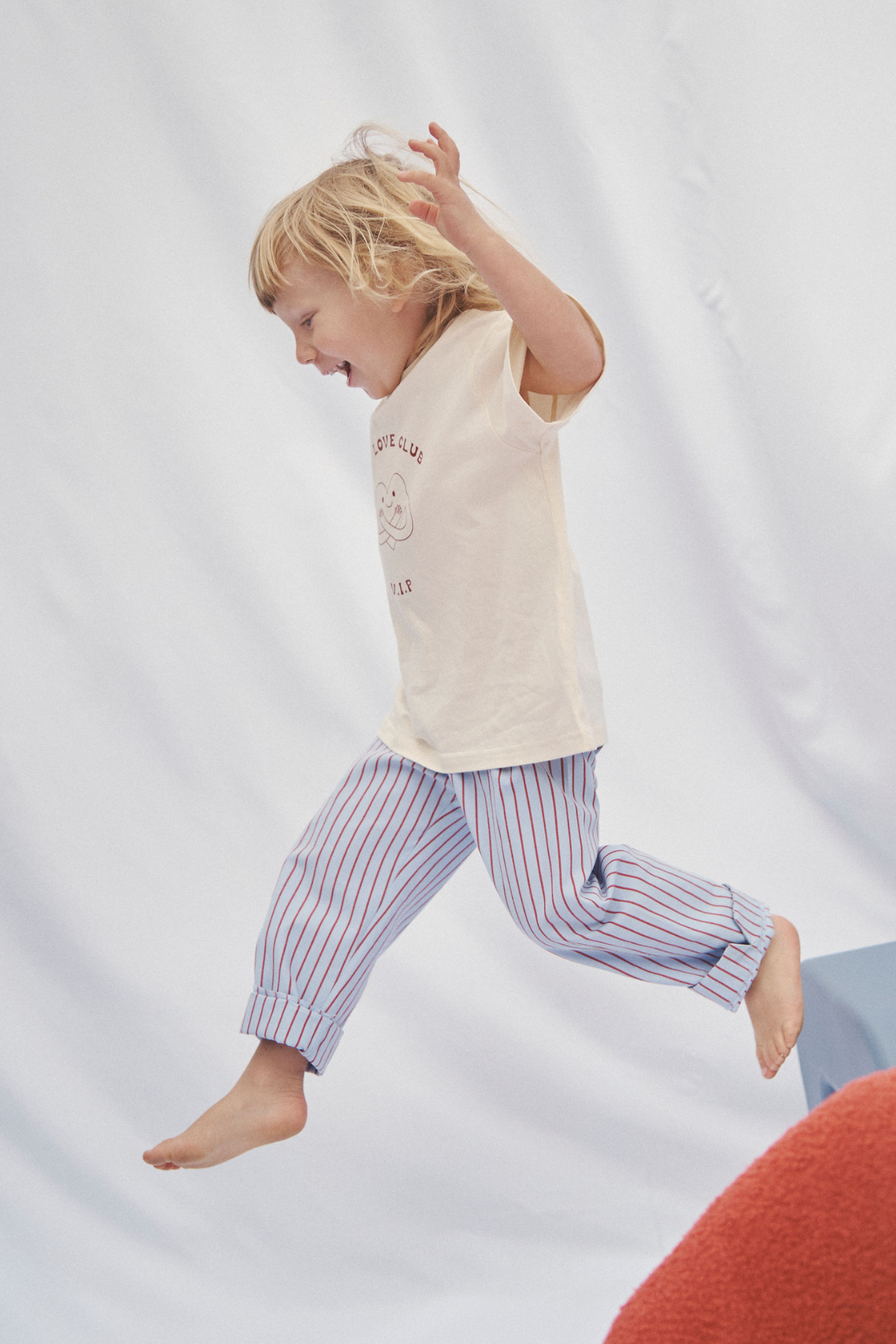 Party Pants - Red and Blue Stripe