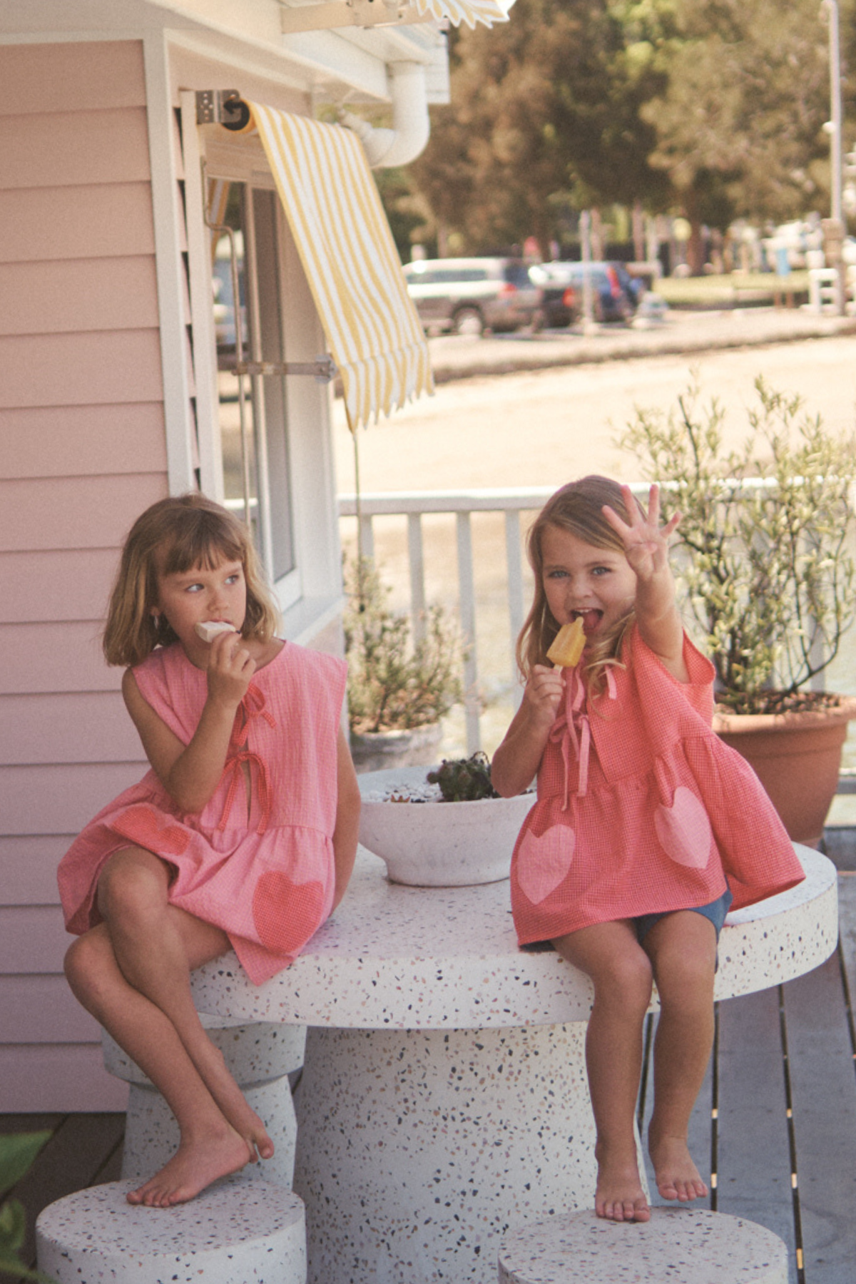 The Polly Pocket Blouse - Pink Lemonade