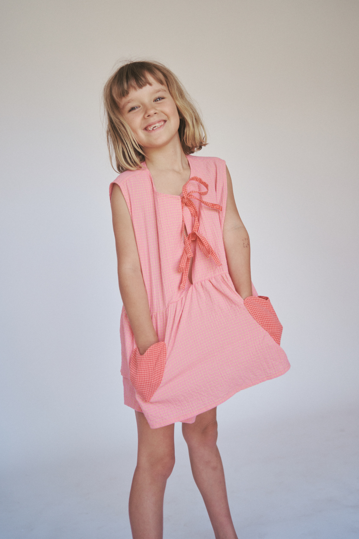 The Polly Pocket Blouse - Pink Lemonade