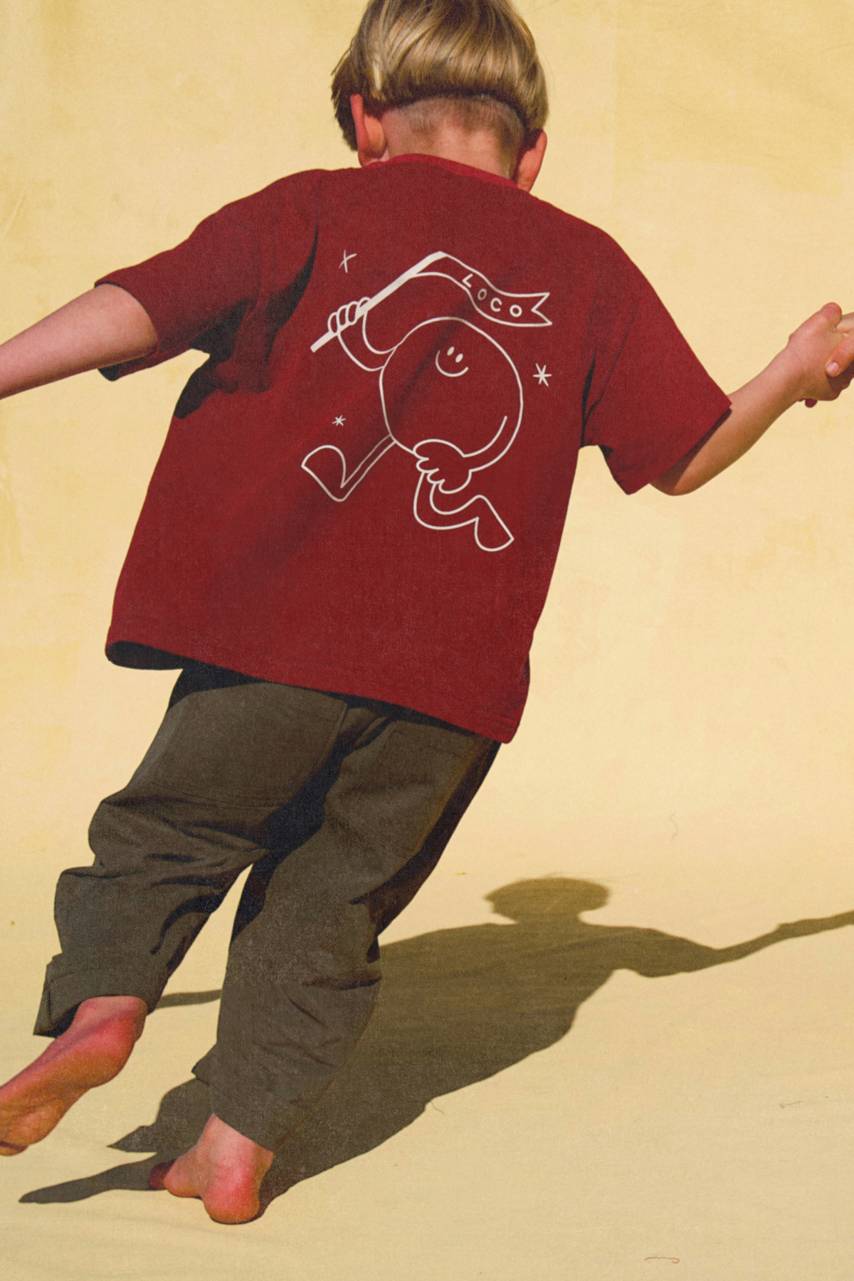 The Crazy Flag Lou Tee - Cherry Cola