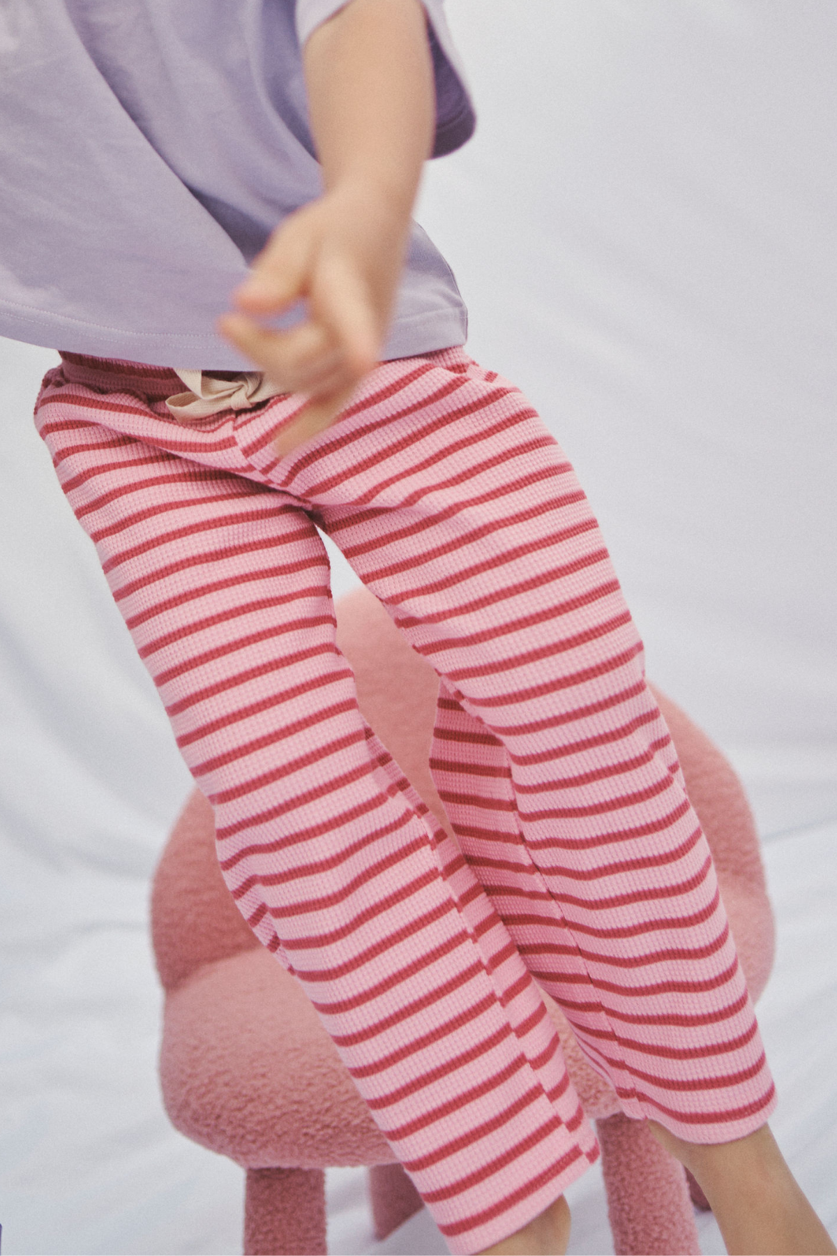 The Lucky Lounge Pants - Candy Apple Stripe