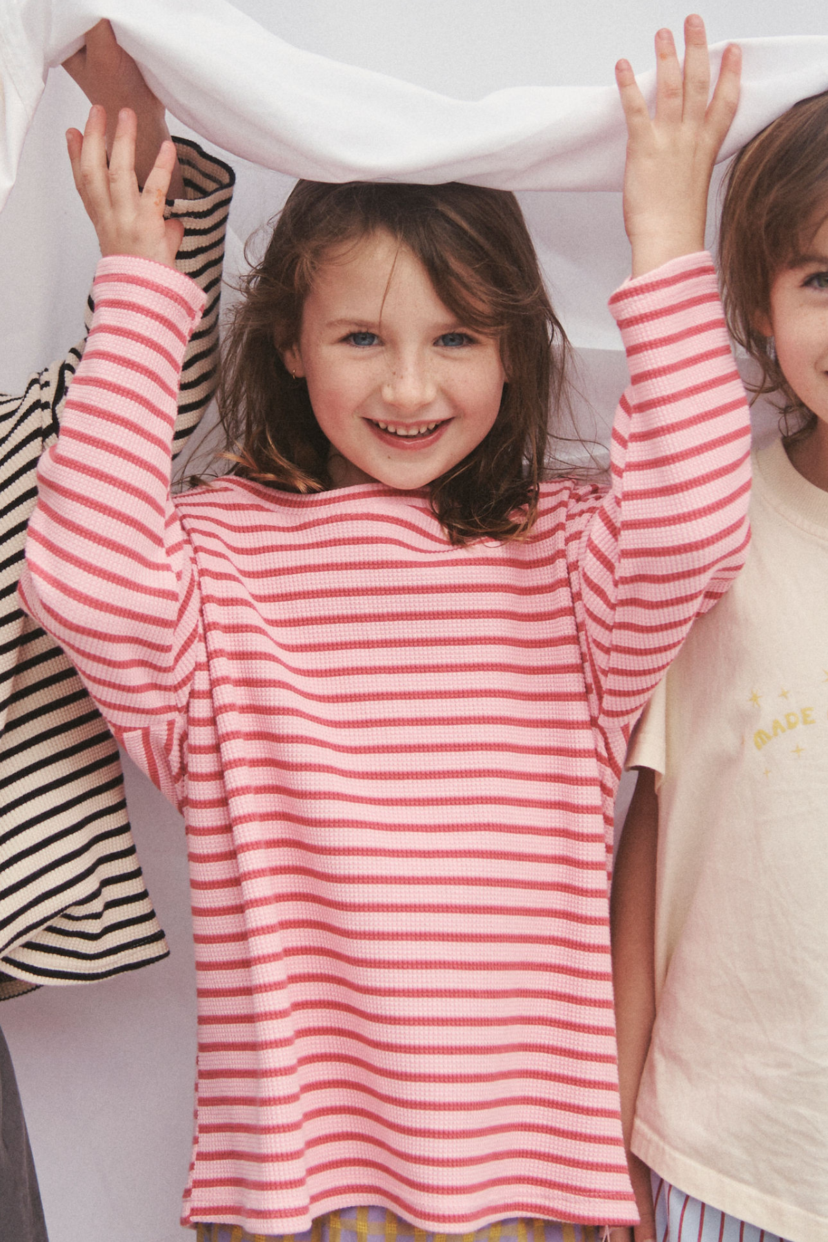 The Lucky Long Sleeve Tee - Candy Apple Stripe