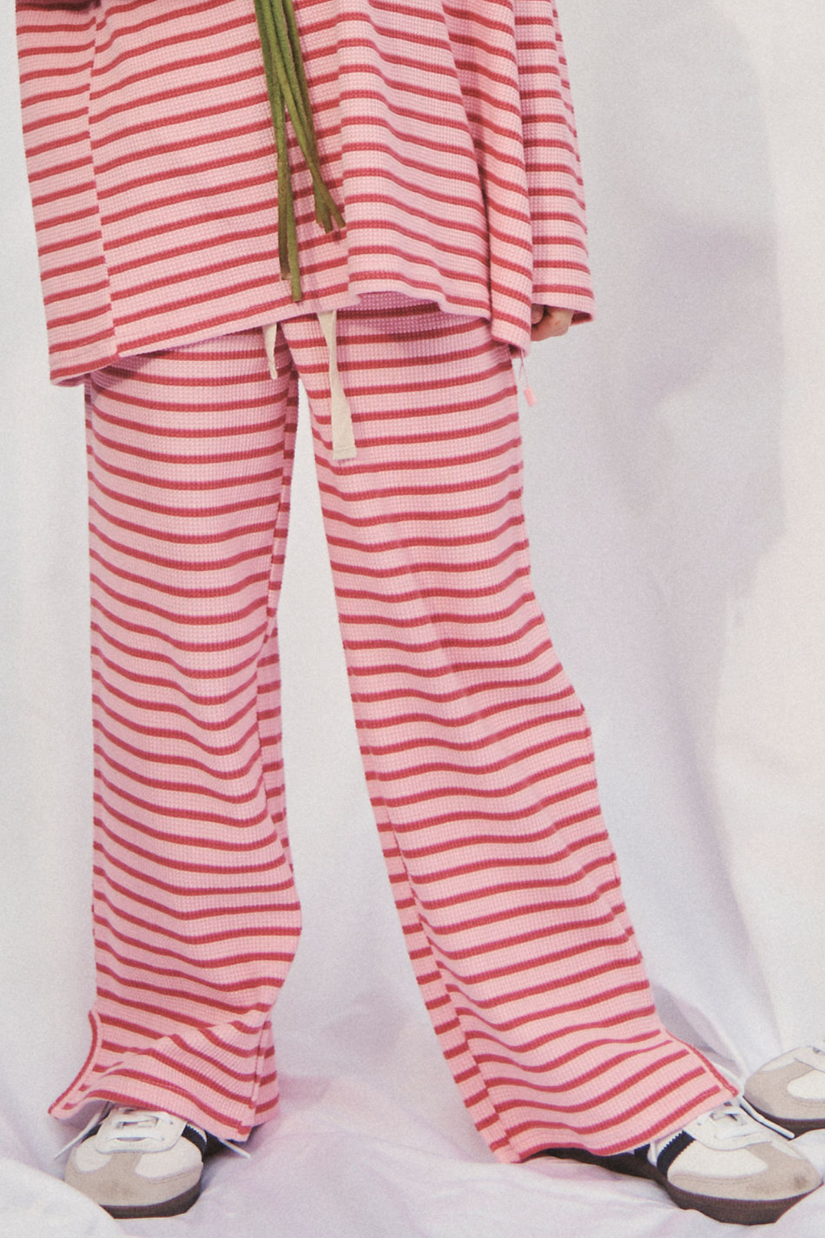 The Lucky Lounge Pants - Candy Apple Stripe