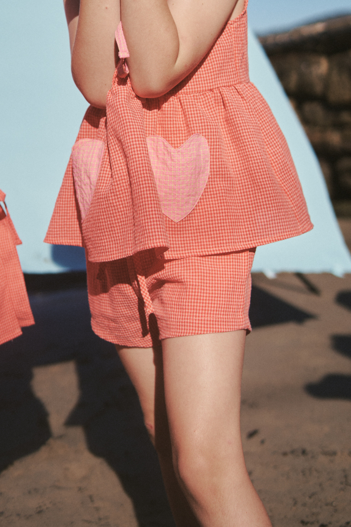 The Cami Shorts - Cherry Gingham