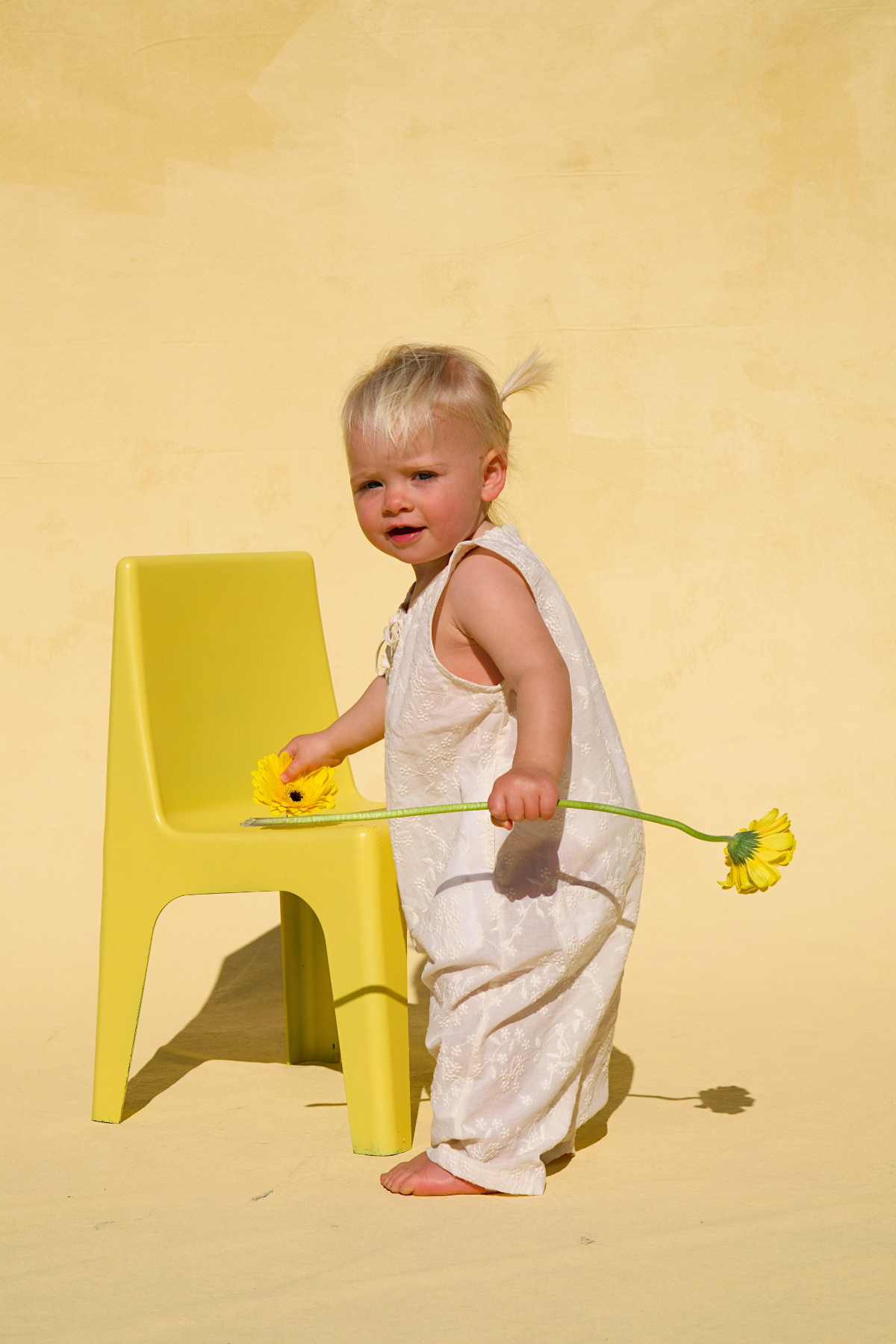 The Juniper Jumpsuit - Embroidered Cream