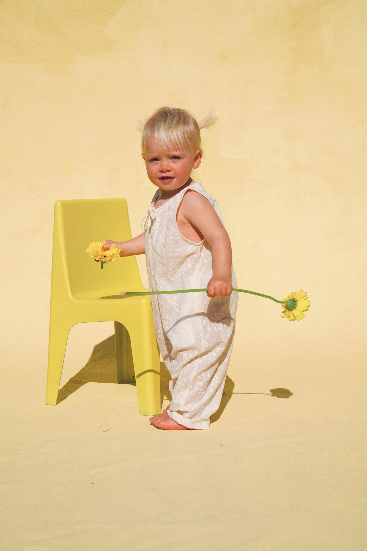 The Juniper Jumpsuit - Embroidered Cream