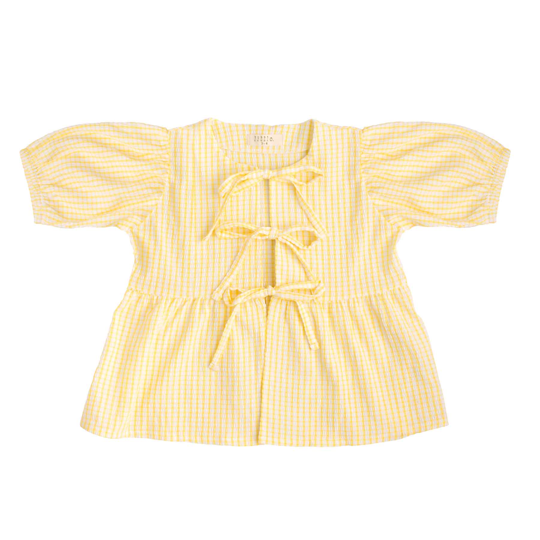 PRE ORDER - The Cami Blouse - Lemon Gingham