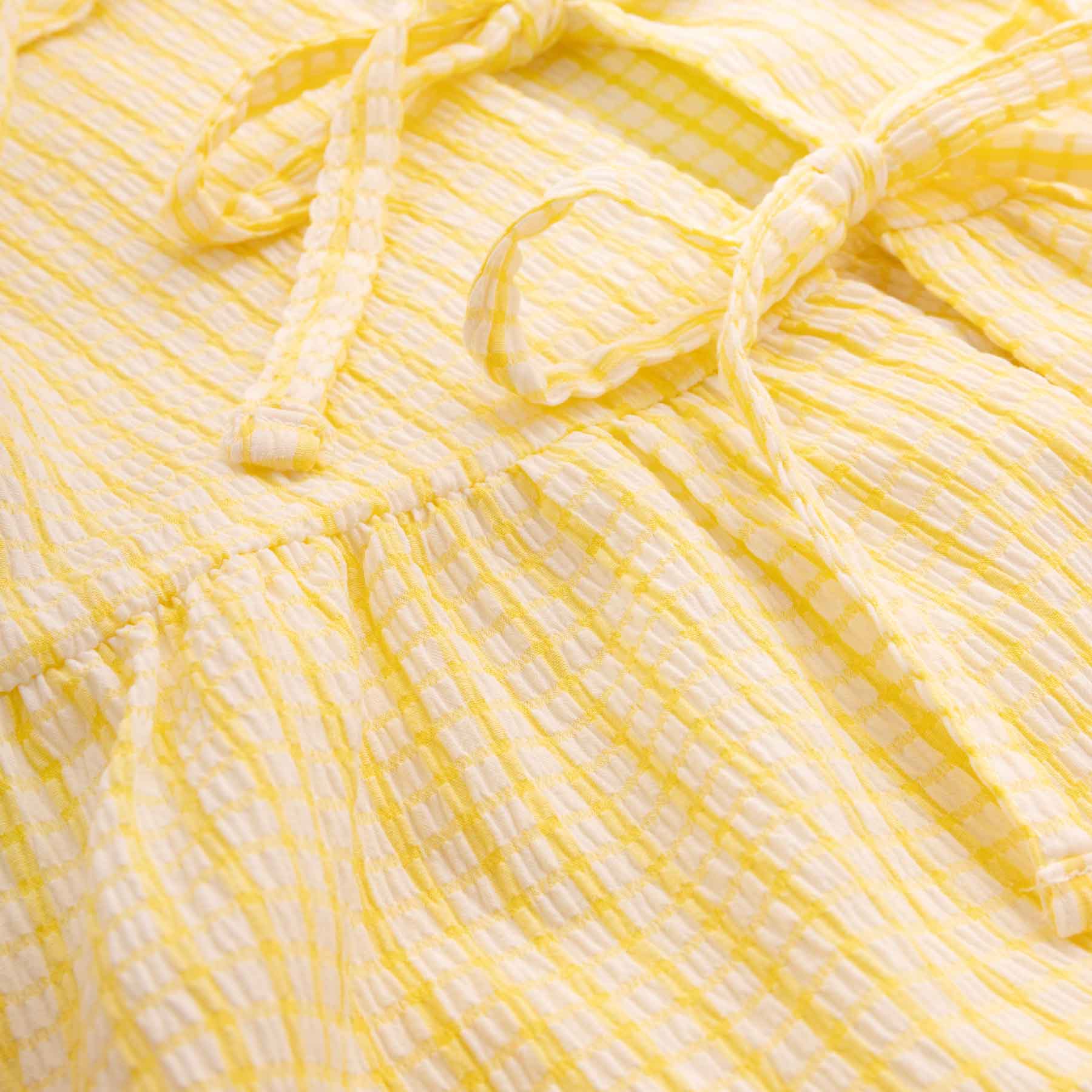 PRE ORDER - The Cami Blouse - Lemon Gingham