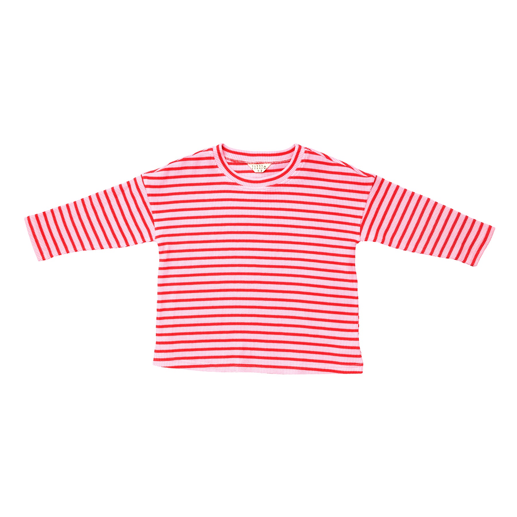 The Lucky Long Sleeve Tee - Candy Apple Stripe