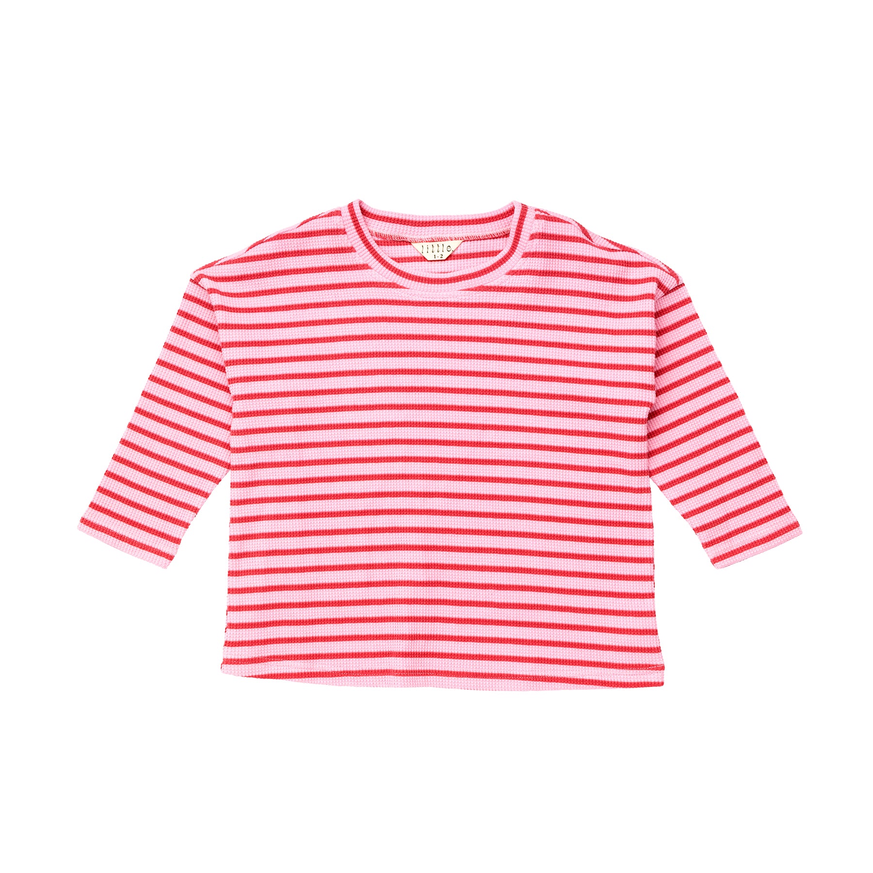 The Lucky Long Sleeve Tee - Candy Apple Stripe