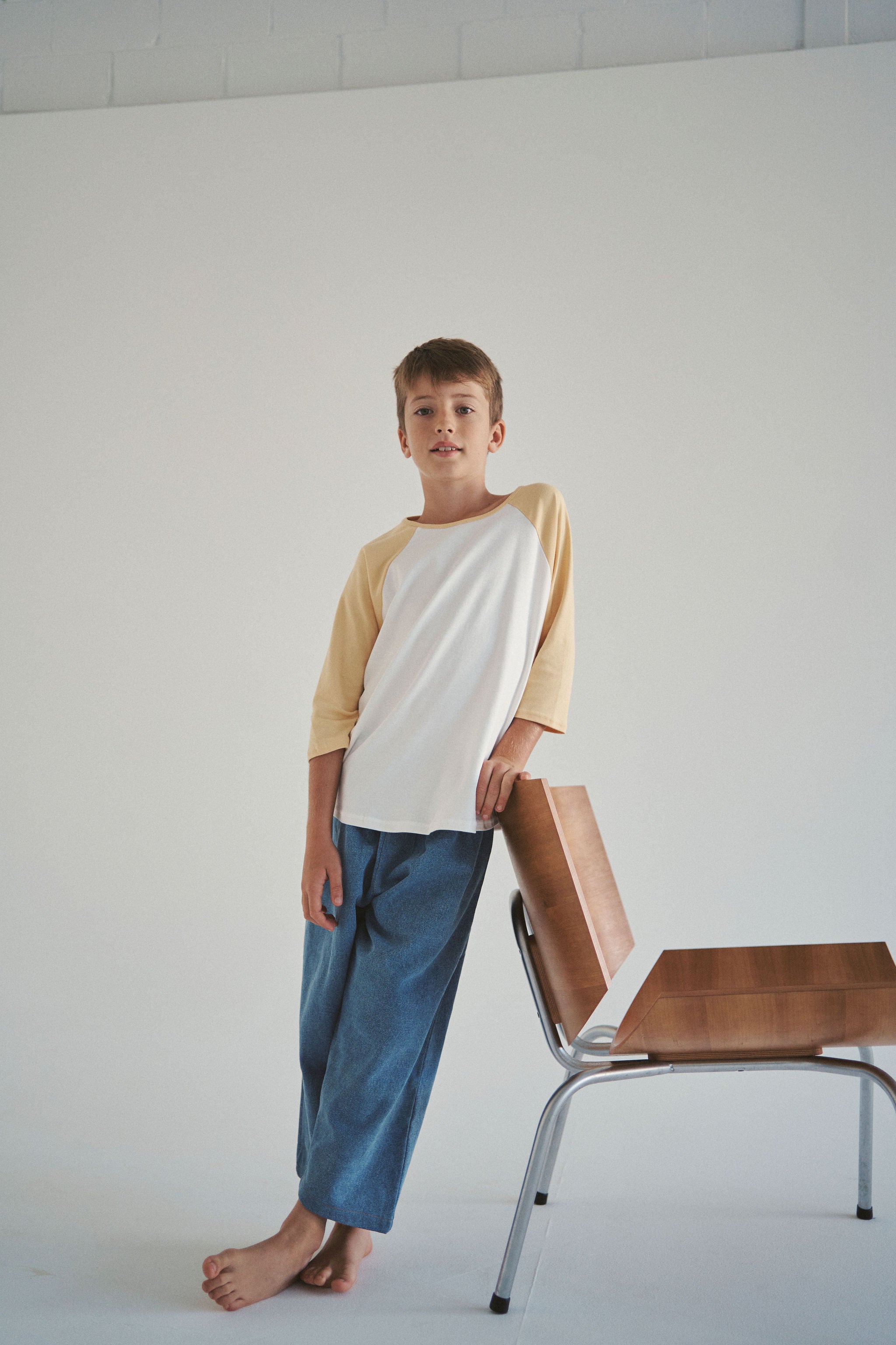 The Ryder Raglan - Butter Organic Cotton