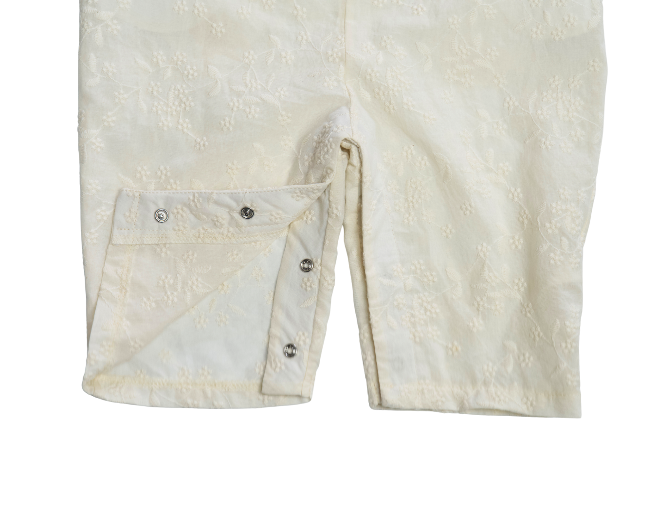 The Juniper Jumpsuit - Embroidered Cream