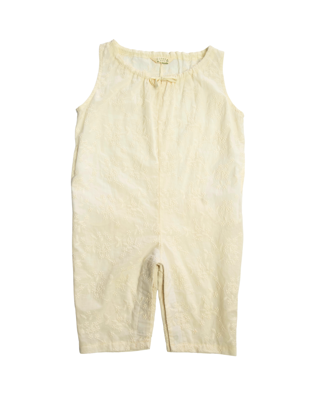 The Juniper Jumpsuit - Embroidered Cream
