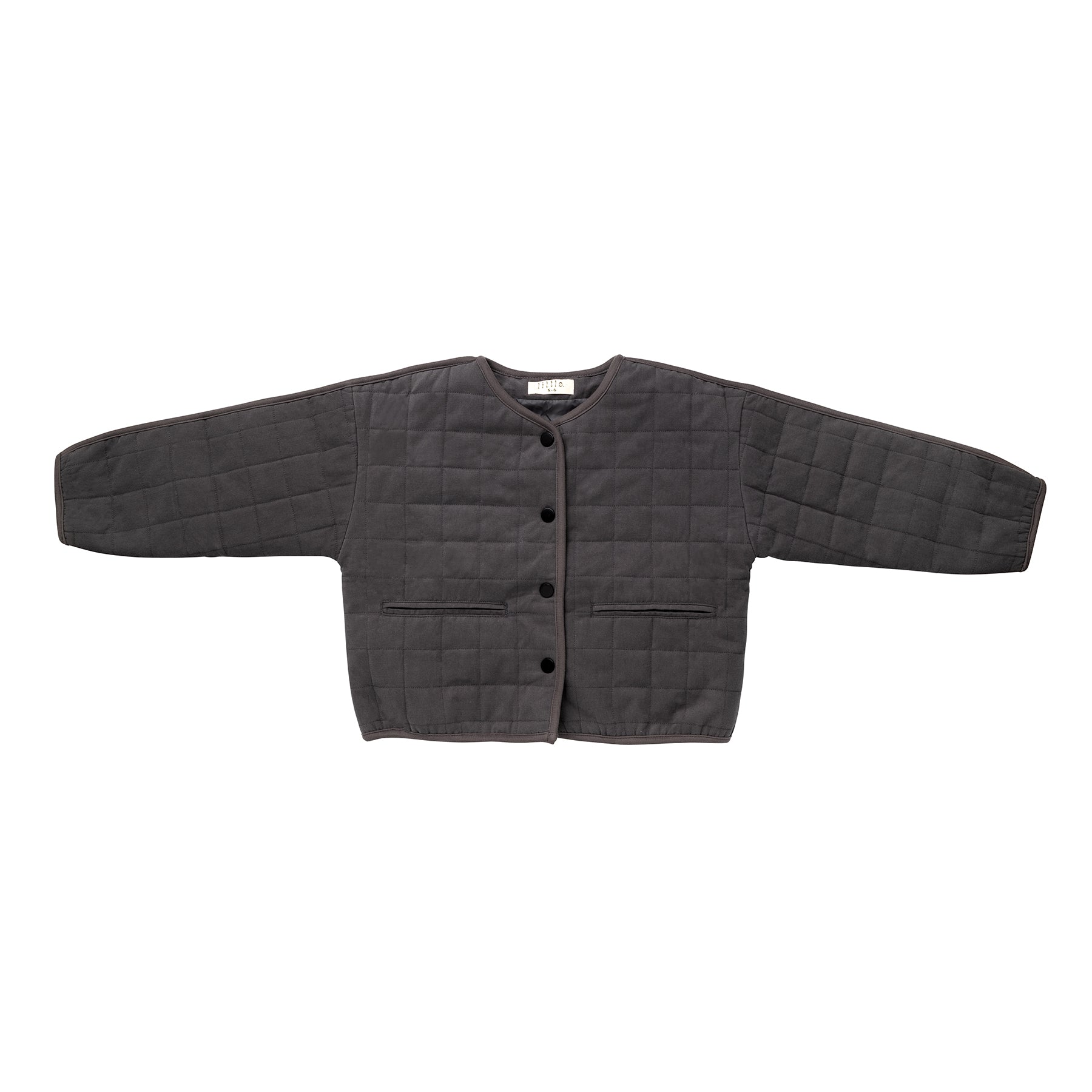 The Parker Quilted Jacket - Charcoal