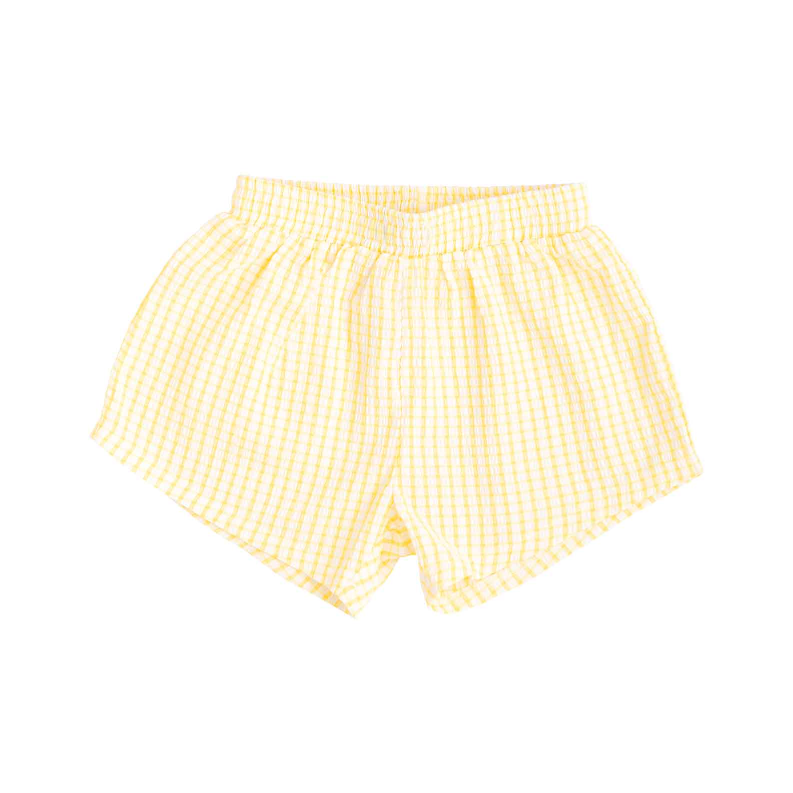 The Cami Shorts - Lemon Gingham