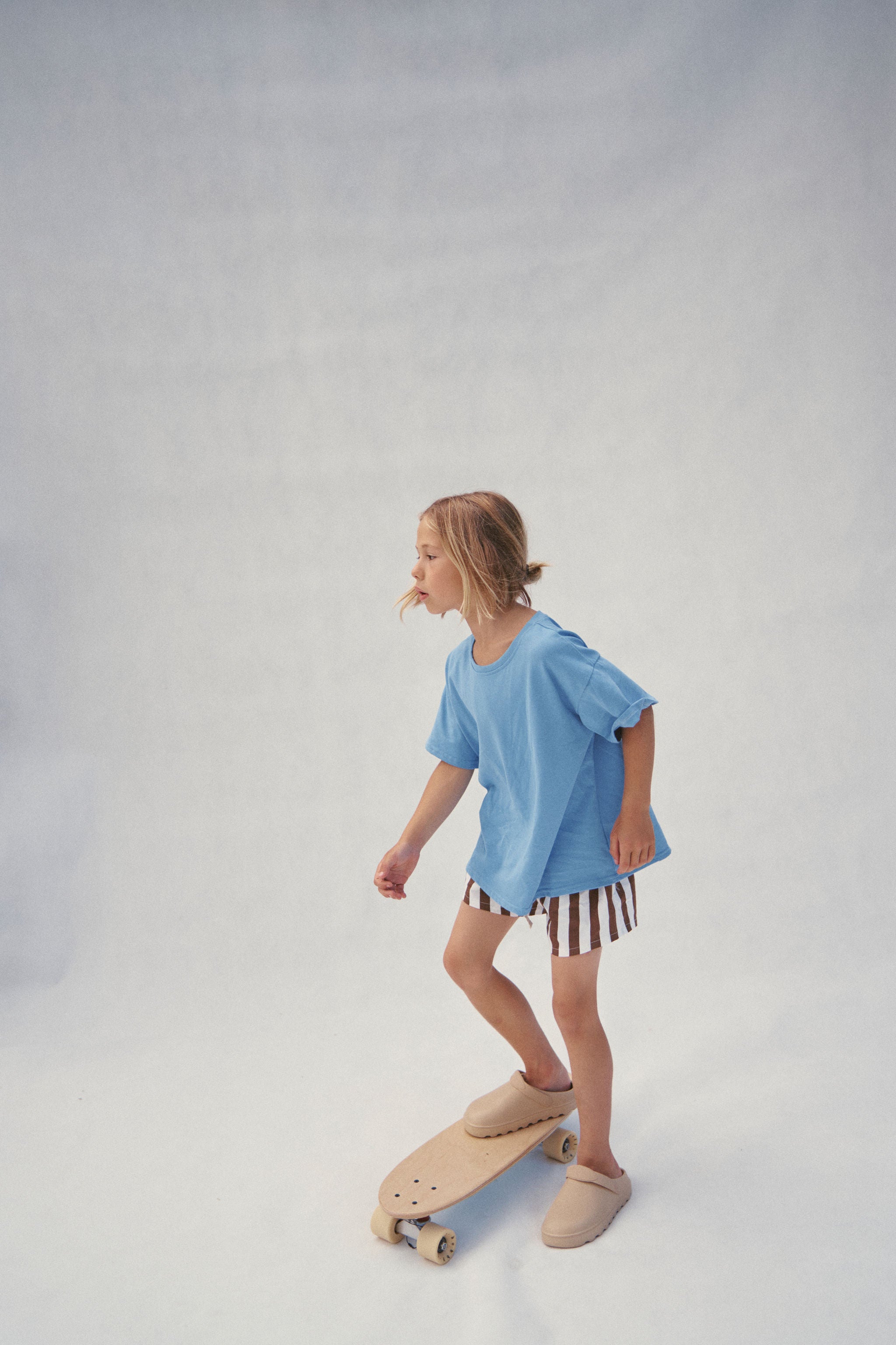 The Little Lou Tee - Pacific Blue